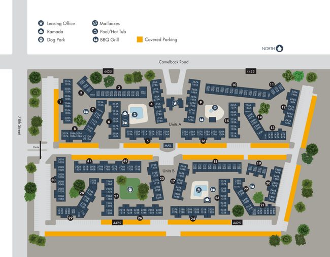 Visconti at Camelback apartments — community logo