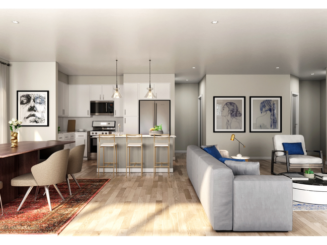 Model Kitchen & Living Room