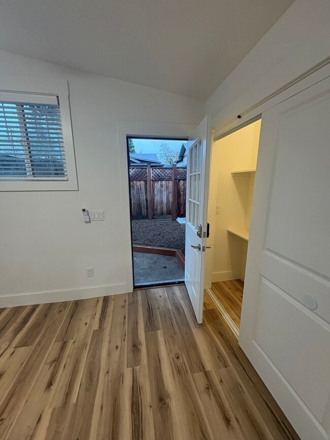 Bedroom - back door - 1207 Humboldt St Unit 628 Pacific Ave