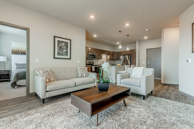 2 Bedroom Living Room - Covered Bridge Residences