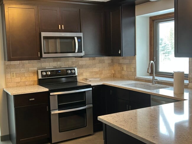 updated kitchen, open to eating area and family room - 9933 Balmoral Ln