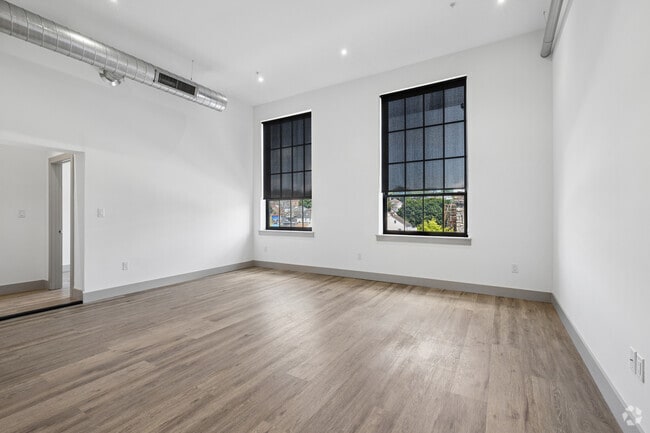 2BR, 1BA - 1,650SF - Living Room - Five Point Flats