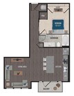 E4-Studio floor plan 1414 Texas Downtown