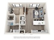 Lyra - 1 Bed, 1 Bath, 735 sq. ft.