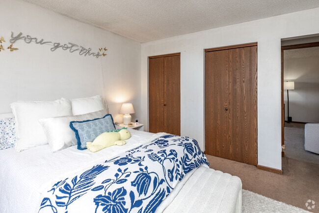 3BR, 1BA - 1,100SF - First Bedroom