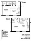 2 Bed / 1.5 Bath - 1,340 SF