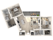 B3.0 | Two Bedroom, Two Bathroom