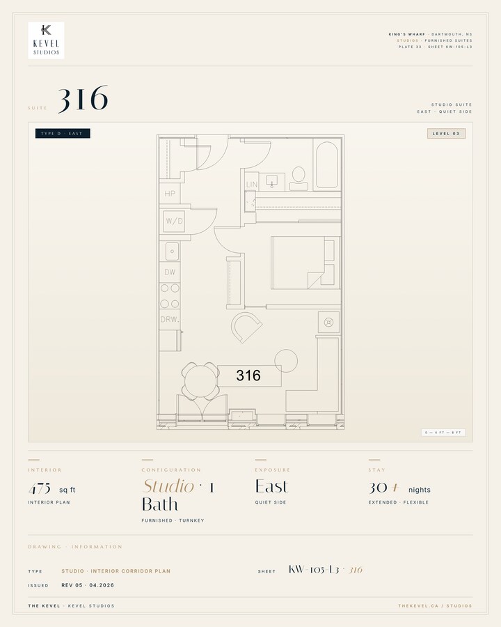 1 Bedroom Suite · 475 sq ft - 1 Bedroom Suite · 475 sq ft Unit 316