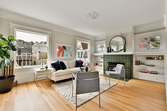 Photo - Cole Valley: Bright Top Floor Unfurnished 1 Bed 1 Bath with Garage Parking Unit 135 Carl St. #6