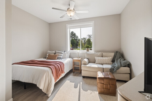 Studro - 384SF - Living Room and Bedroom