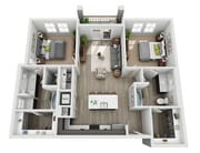 B2 floor plan The Haven at Indigo Square