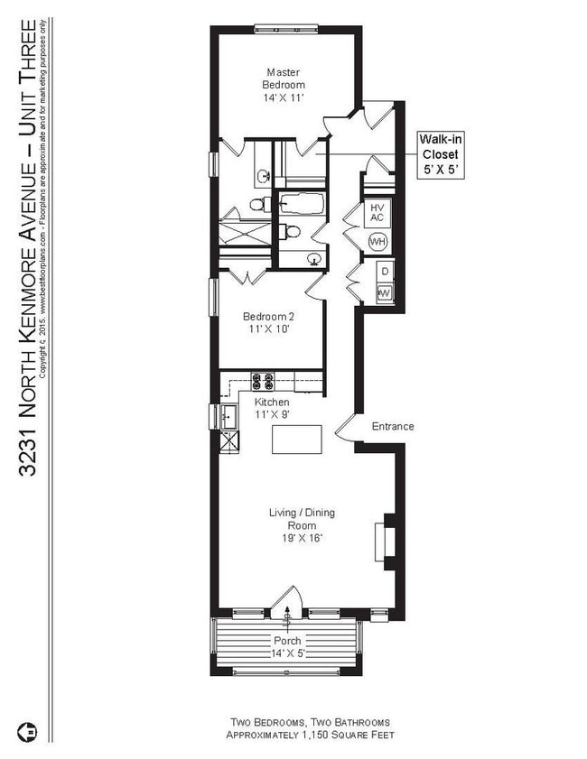 Photo - 3231 N Kenmore Ave Unidad 3