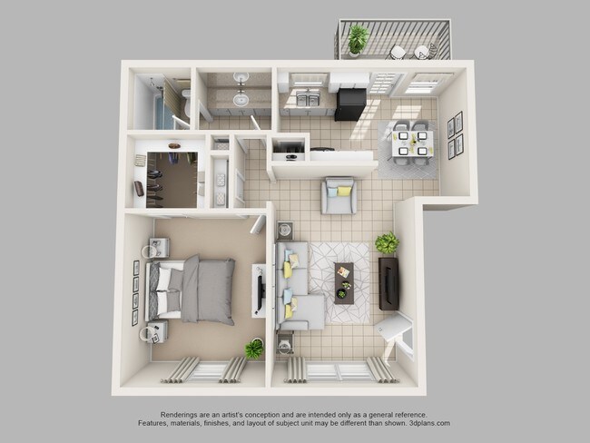 Fairfield A1 - Trails of Wedgewood Apartments