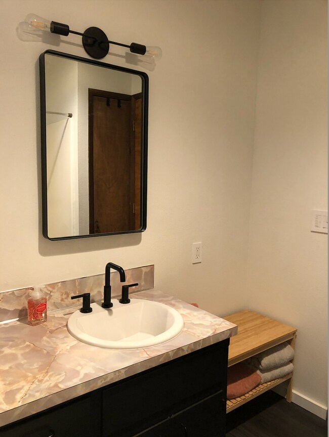 One bath upstairs
