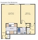 1BR/1BA