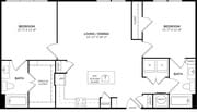 Plano de planta B1 611 Shepherd