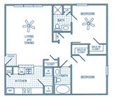 2 Bedroom / 2 Bathroom