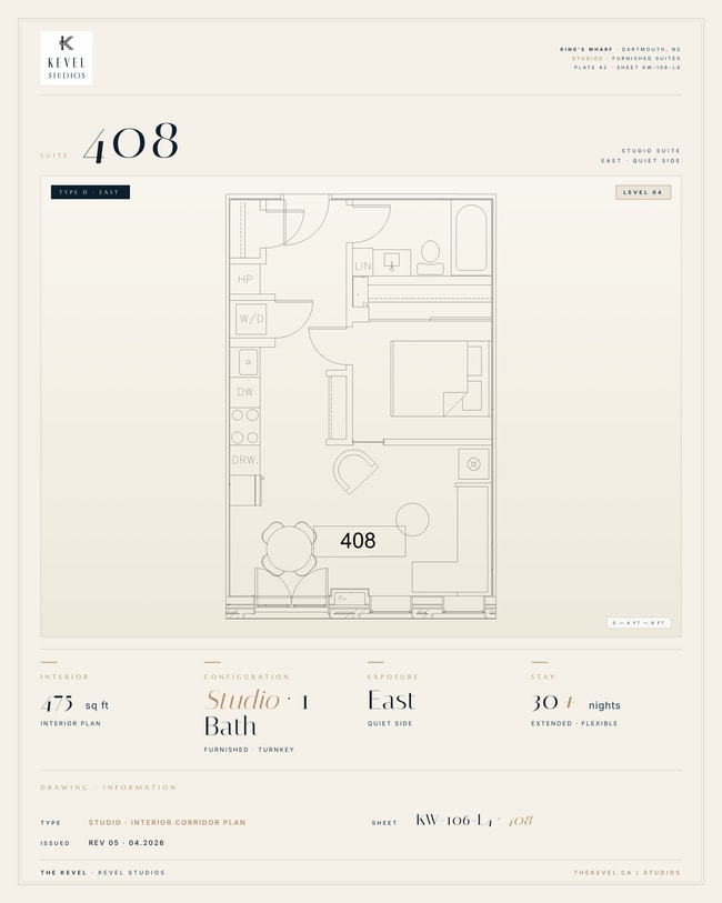 Building Photo - 1 Bedroom Suite · 475 sq ft Unit 408