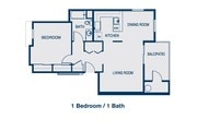1BR/1BA