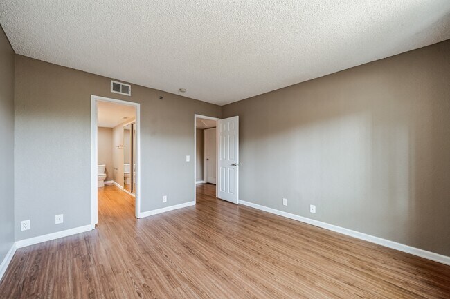 Our Premium Master Bedroom in a Two Bedroom Two Bath Apartment at Meadow Creek Apartments in San Marcos, CA