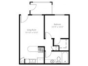 1BR/1BA