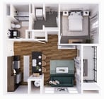 Rockpointe 1C Corner - 650 square feet