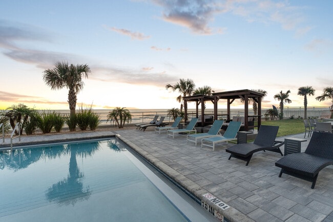 Resort inspired pool at Triton Cay Daytona