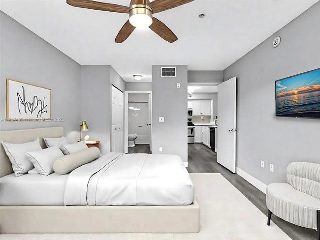 Master Bedroom - Virtually Staged - 2071 Renaissance Blvd Unit Miramar