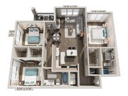 C1 | 3x2 | 1244 sf