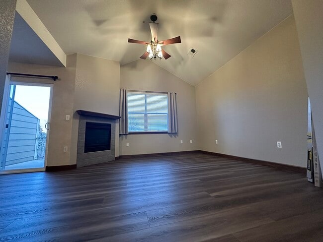 Living room south/east wall - 4245 Boardwalk Dr Unit F8