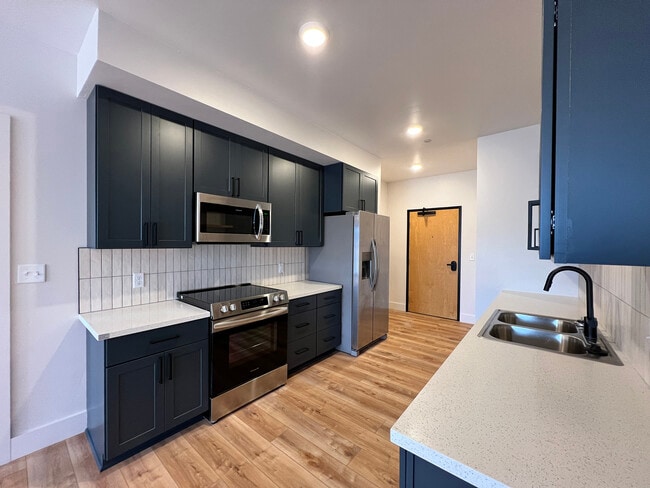 Kitchen From Entrance - 138 E Street
