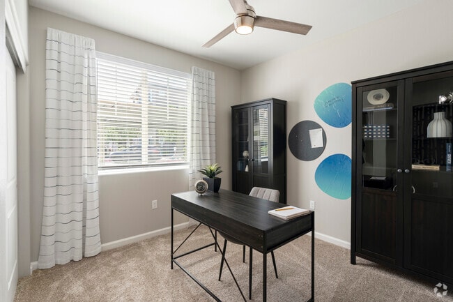 2BR, 2BA - 1,002SF - Bedroom