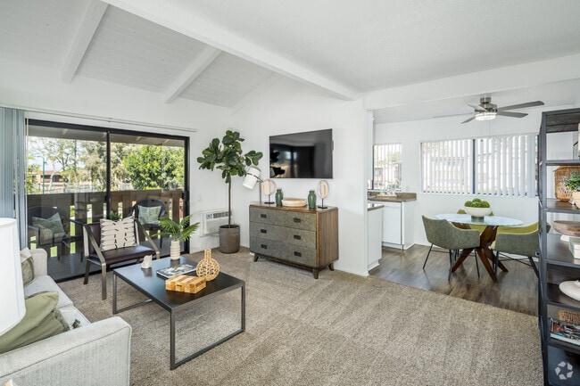 Plan B 1BR, 1BA - 690SF - Living Room