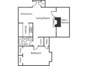 1BR/1BA