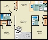 3BR/2BA