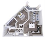 1 Bedroom, 1 Bathroom
