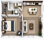 One Bedroom One Bath