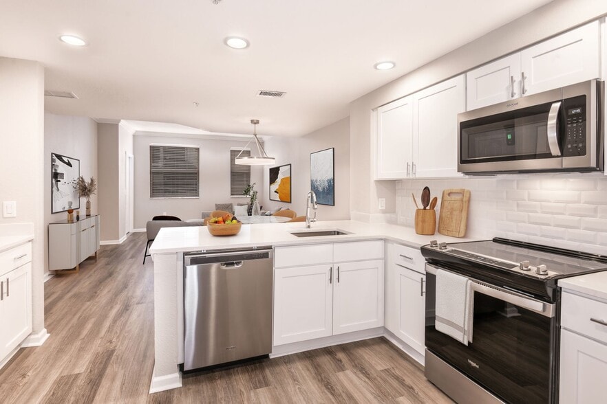 Kitchen with Stainless Steel Appliances