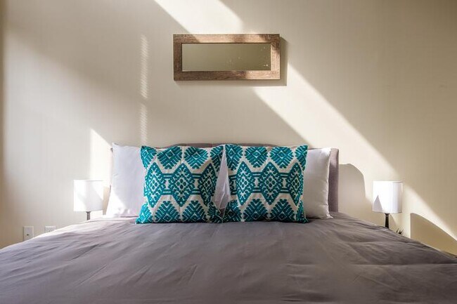 Bedroom with natural light