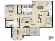 Plano del piso C1-B