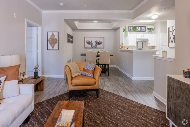 2BR 2BA - 1081SF - Living room - The Lodge @ 777