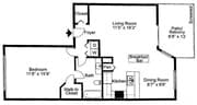 Manatee | 1 Bedroom | 1 Bath | 800 SF