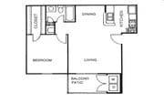 1BR/1BA