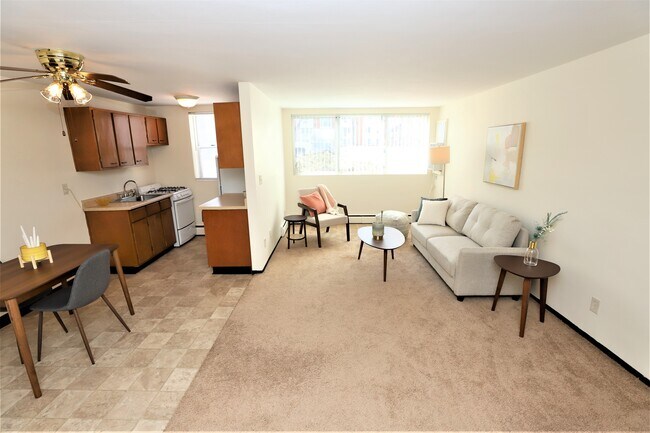Kitchen & Living Room
