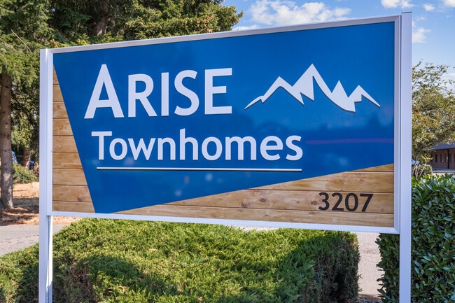 Arise Townhomes - Welcome Sign