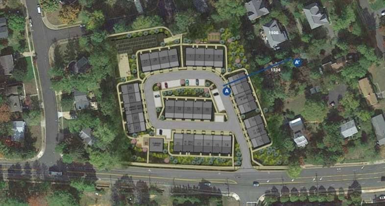Aéreo - Chain Bridge Estates Townhomes