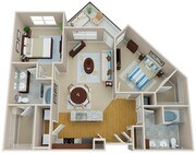 Avana Westside - Sussex RA - 2 Beds - 2 Baths - 1149 Sq. ft.
