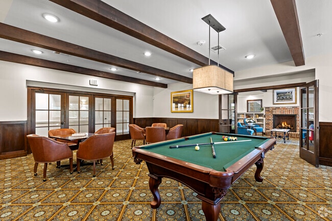 Card Room with Billiards