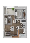 1X1 Bedroom