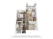 Explore this elegantly designed one-bedroom apartment, perfect for stylish urban living.